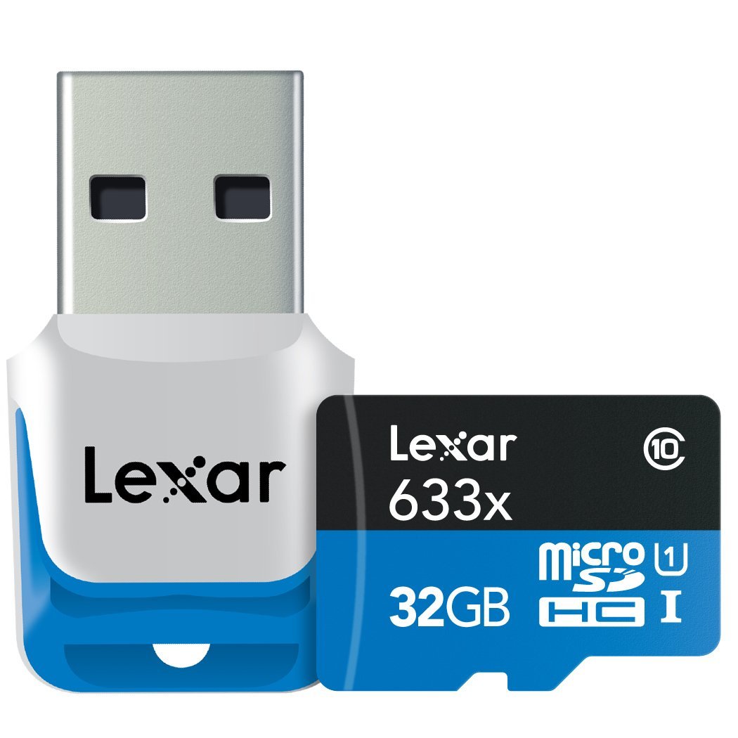 Thẻ nhớ Lexar 633x 32GB microSDHC with USB 3.0 Adapter