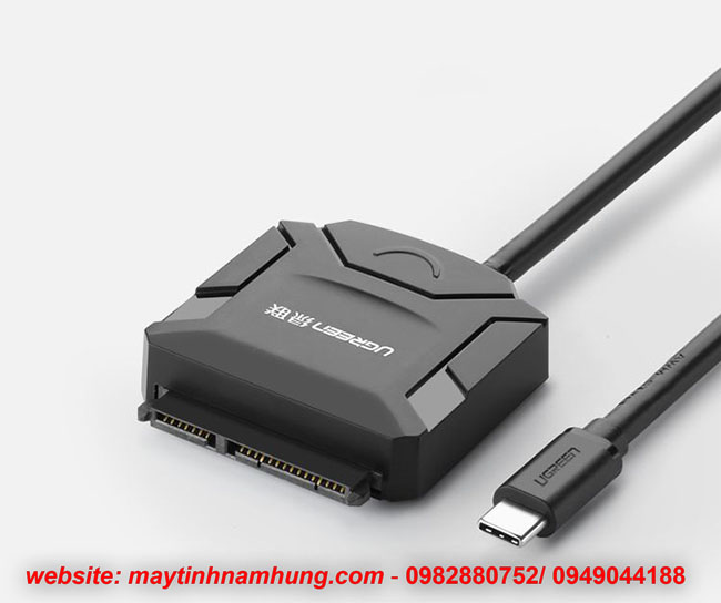 Cáp kết nối ổ cứng sata với cổng USB type C trên điện thoại, laptop Ugreen 40272