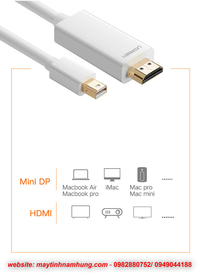 Cáp kết nối cổng Macbook Air ra TV