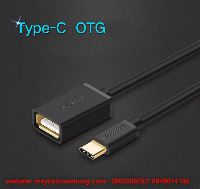 Cáp USB OTG dùng cho điện thoại chuẩn USB type C