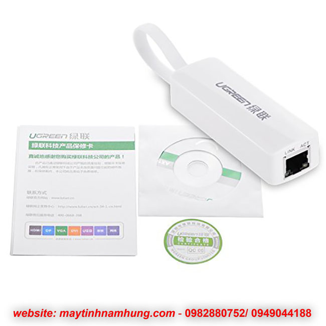 Cổng chuyển USB ra mạng LAN cho Macbook Air, Macbook Pro