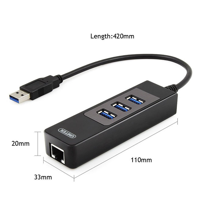 Cáp chuyển USB 3.0 ra LAN gigabit