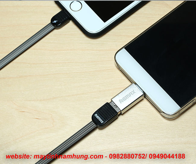 Đầu chuyển dữ liệu USB cho điện thoại (USB type C otg Remax)