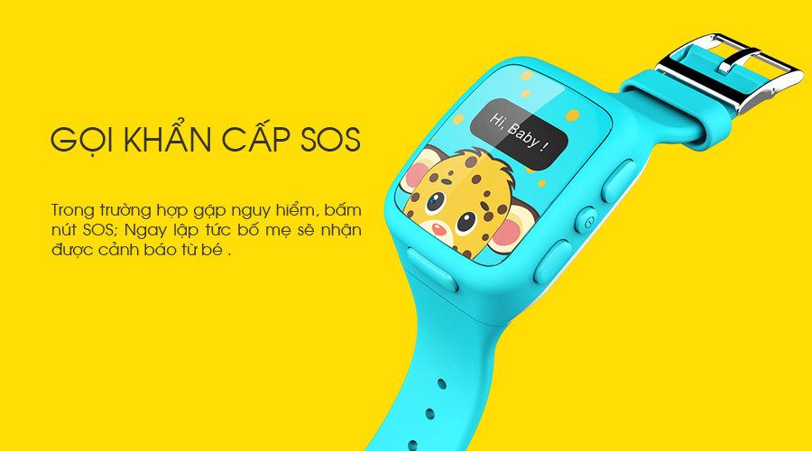 Đồng hồ định vị GPS cho trẻ em Torosi GW01