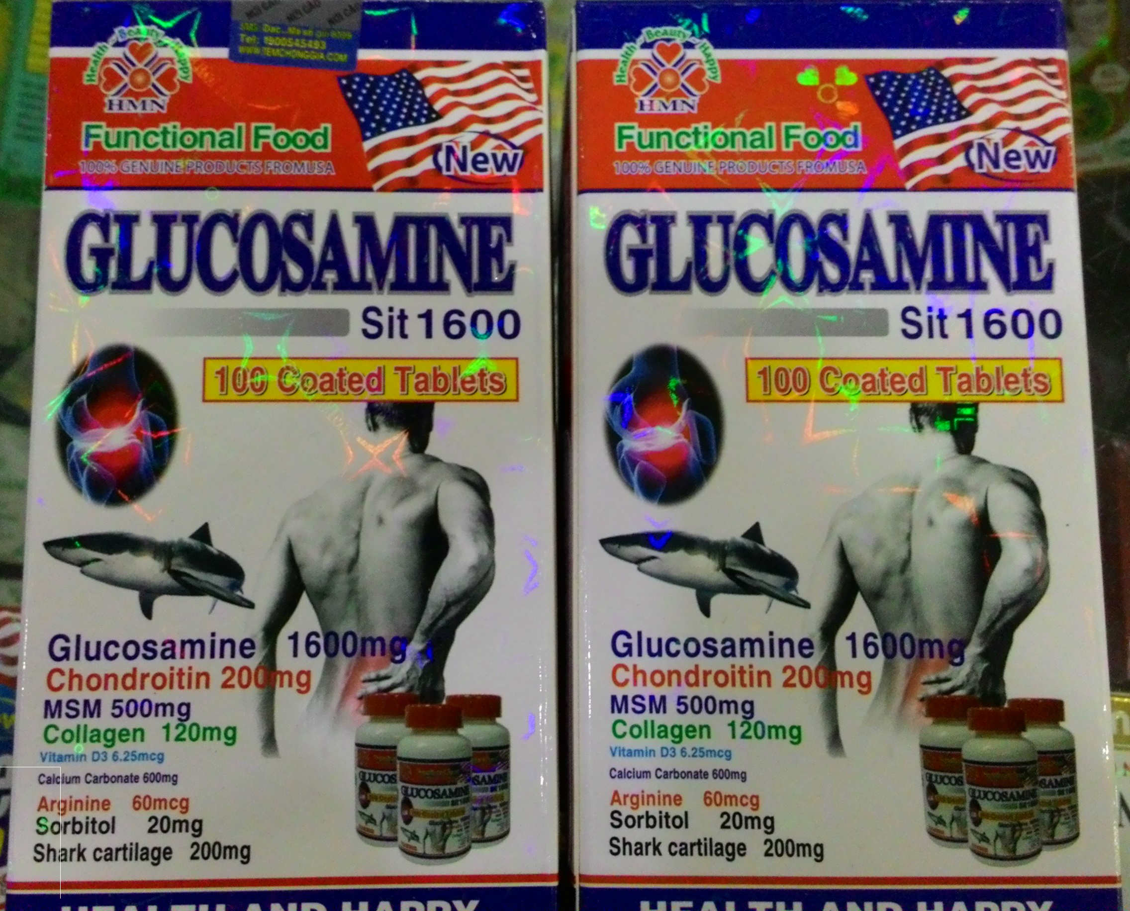 Viên uống xương khớp Glucosamine Sit 1600mg 100 viên