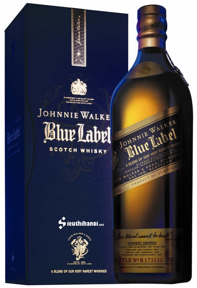 rượu johnnie walker blue label giá