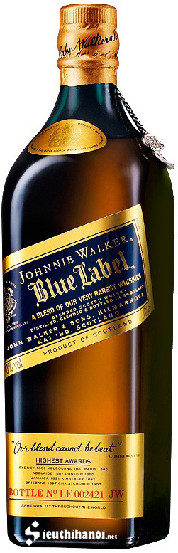 giá rượu johnnie walker blue label