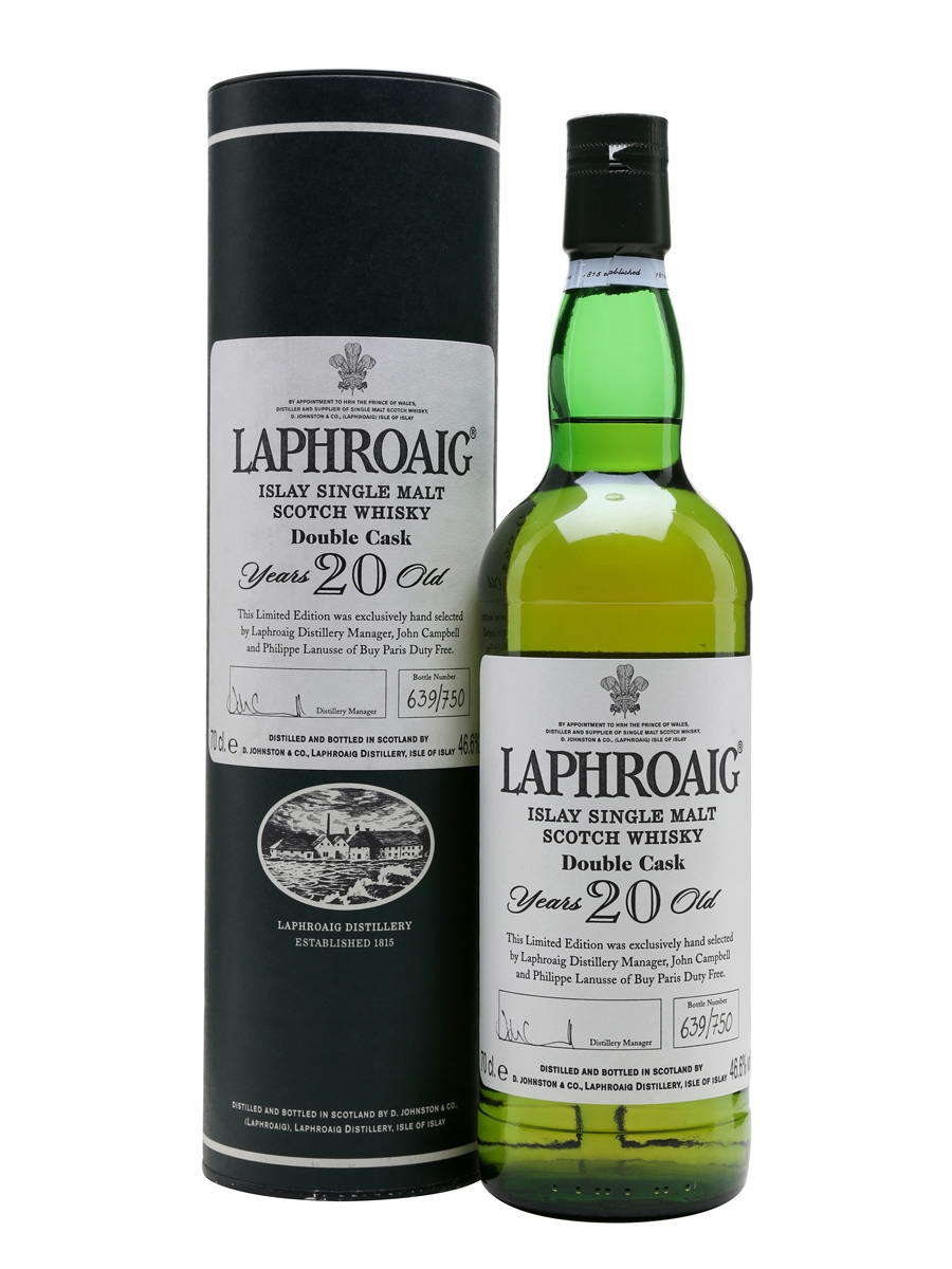 giá rượu Laphroaig 20 năm Double Cask