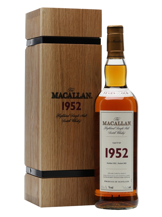giá rượu Macallan 1952 50 năm