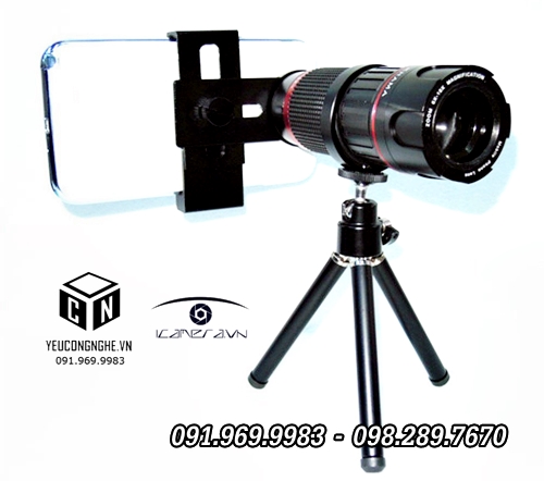 Bộ ống kính tele điều chỉnh tiêu cự 6-18x đa năng pro như lens DSLR