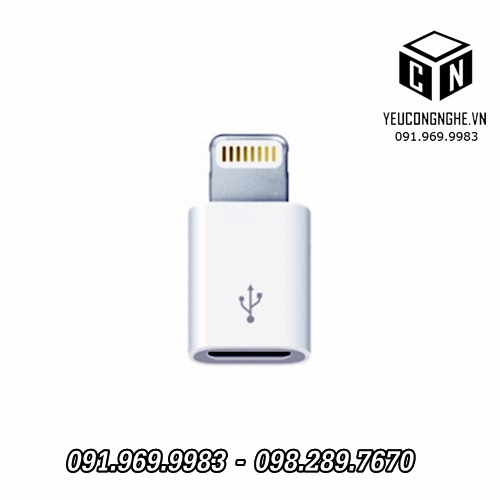 Đầu chuyển Lightning iPhone 7 6 5/5s sang Micro USB Adapter