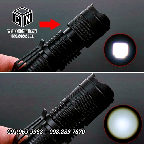 Đèn pin mini siêu sáng pin trì giá rẻ Ultrafire 810