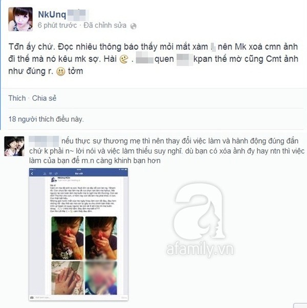 Thiếu nữ Hải Dương đăng ảnh mặt đầy máu trên Facebook để tỏ lòng hiếu thảo với mẹ 5