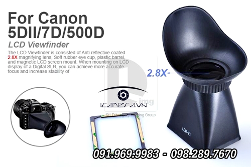 LCD View Finder ống ngắm camera cho máy Canon và Nikon model V1