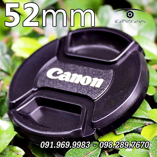 Nắp ống kính Canon 52mm lens cap đậy ống kính giá rẻ