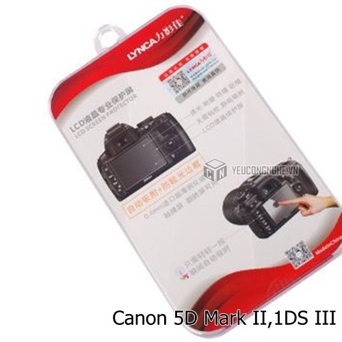 Miếng dán bảo vệ màn hình cho máy ảnh Canon 5D Mark II,1DS Mark III Lynca