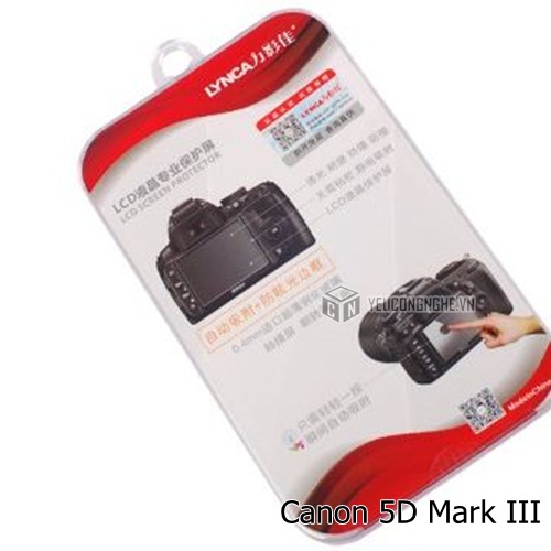 Miếng dán bảo vệ màn hình cho máy ảnh Canon 5D Mark III Lynca giá rẻ