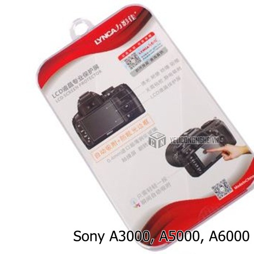 Miếng dán bảo vệ màn hình cho máy ảnh Sony Alpha A3000, A5000, A6000  Lynca