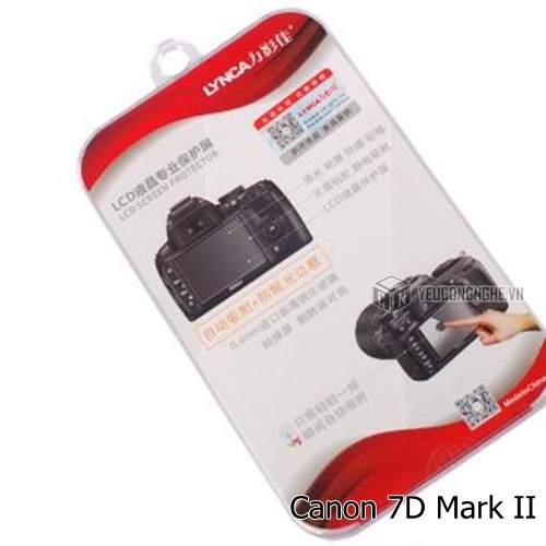 Miếng dán bảo vệ màn hình máy ảnh Canon 7D Mark II Lynca