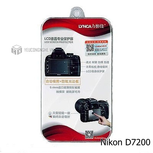 Miếng dán bảo vệ màn hình máy ảnh Nikon D7200 Lynca
