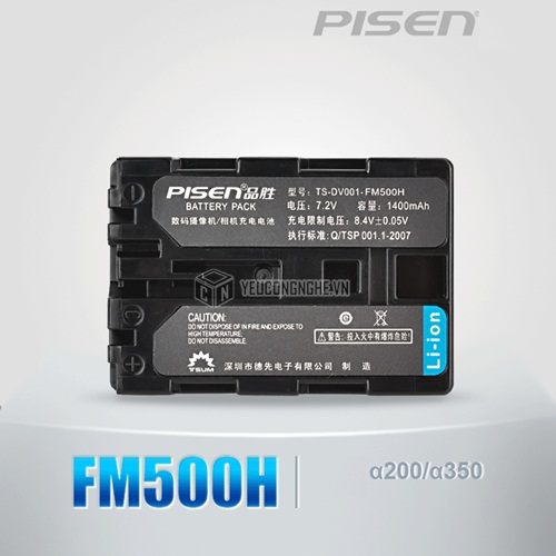 Pin cho máy ảnh Sony FM500H  Pisen