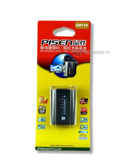 Pin cho máy ảnh Sony QM71D Pisen