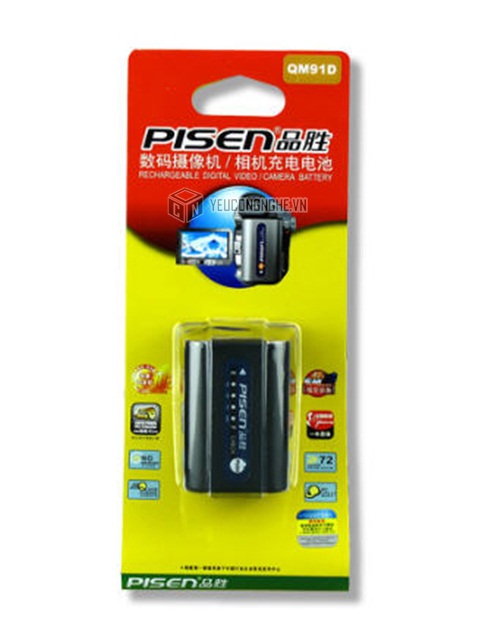 Pin cho máy ảnh Sony QM91D Pisen