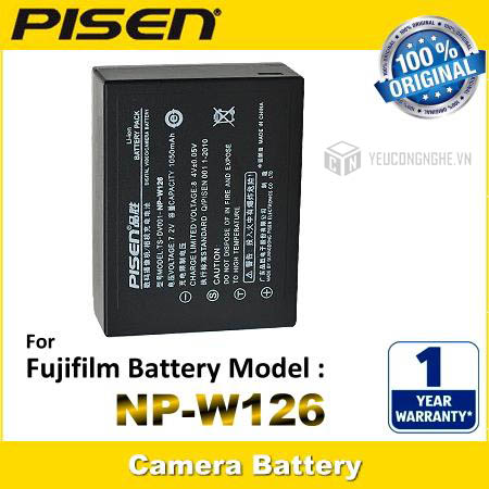 Pin cho máy ảnh Fujifilm NP-W126 Pisen