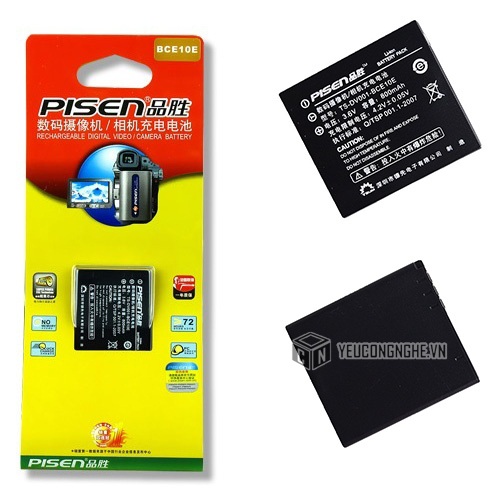 Pin sạc cho máy ảnh Panasonic BCE10E Pisen