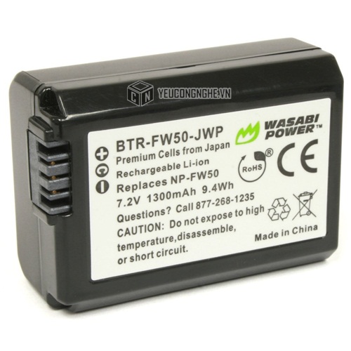 Pin cho máy ảnh Sony FW-50 Wasabi