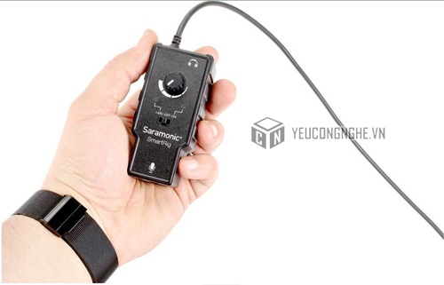 Thiết bị kết nối mic thu âm cổng XLR vào smartphone SmartRig Audio Adapter hãng Saramonic