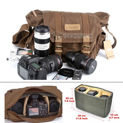 Túi máy ảnh DSLR đeo vai Camera bag Caden F1 chính hãng