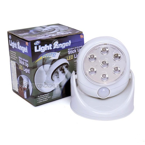 Đèn chiếu sáng Light Angel LA- 01 cảm ứng hồng ngoại chạy pin tiện dụng
