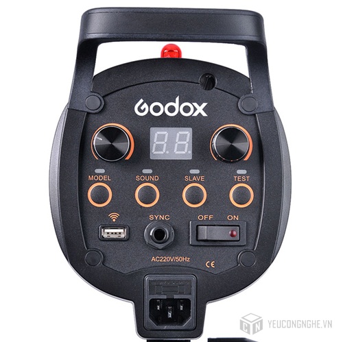 Đèn flash Godox QT-1200 nháy nhại chụp ảnh cho studio