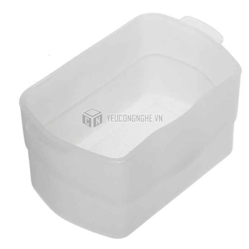 Nắp filter flash Softbox Diffuser Cap màu trắng cỡ nhỏ DC-W2