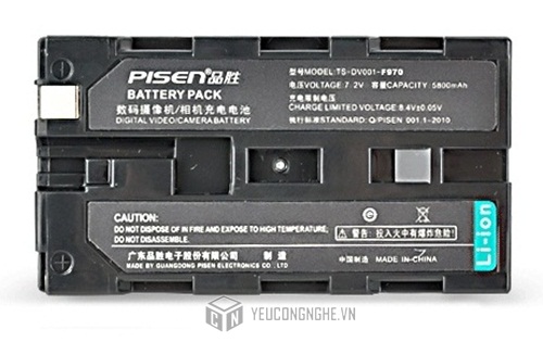 Pin cho máy ảnh Sony F970  Pisen