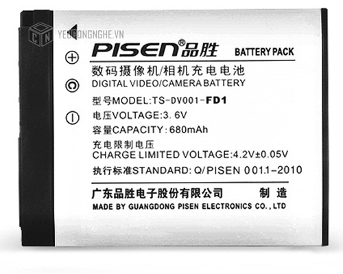 Pin cho máy ảnh Sony FD1 Pisen
