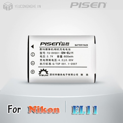 Pin cho máy ảnh Nikon EN-EL11 Pisen