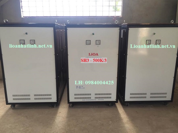 ổn áp lioa 500kva 3 pha