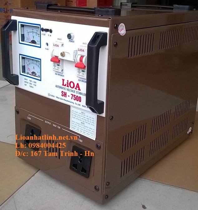 Điện tử, điện lạnh: bán ổn áp lioa 7.5kva giá rẻ bảo hành 4 năm 7sh_m2