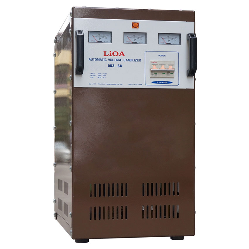 ổn áp lioa 6kva 3 pha DẢI RỘNG 160V - 430V