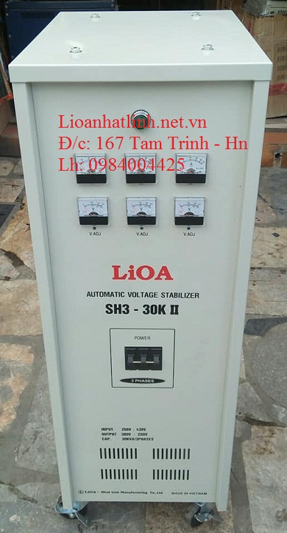 ỔN ÁP LIOA 30KVA 3 PHA