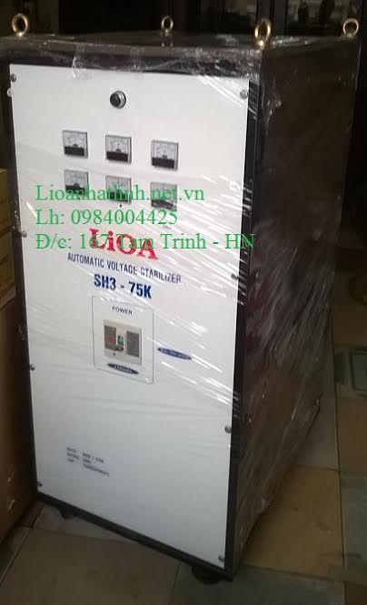 ỔN ÁP LIOA 75KVA 3 PHA ĐƠI 2015