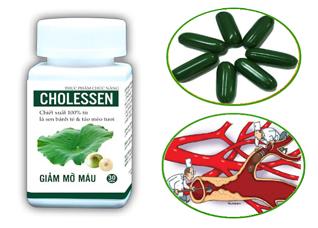 cholessen giãm mỡmáu