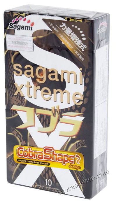 Bao cao su Sagami Xtreme Cobra Shape