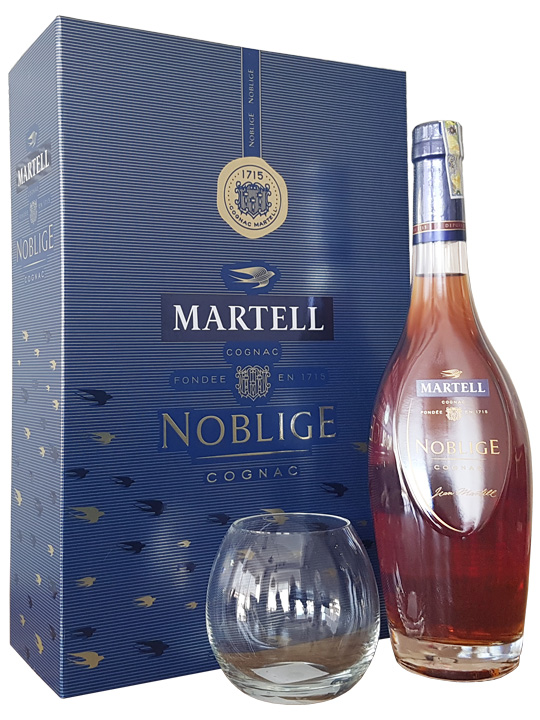 giá rượu Martell Noblige hộp quà tết 2017 + túi sách