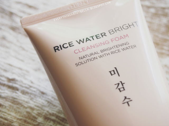 Bao bì sản phẩm  Rice Water Bright Cleansing Foam
