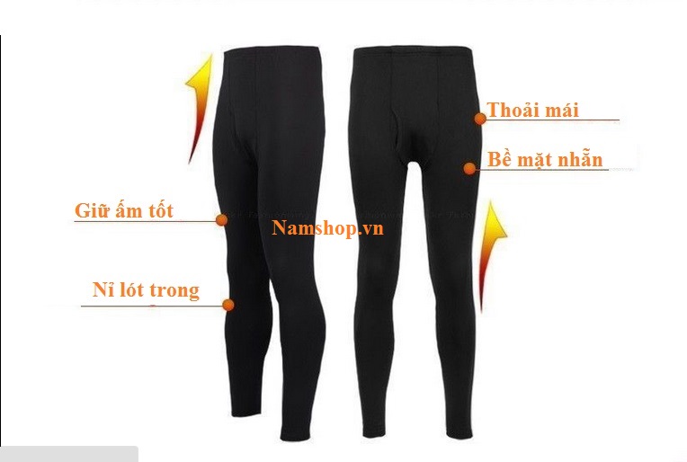 Quần tất nam freesize lót nỉ