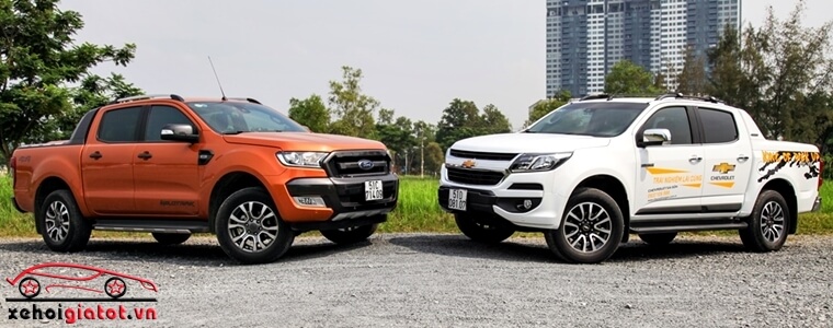 So sánh xe Ford Ranger Wildtrak và Chevrolet Colorado High Country