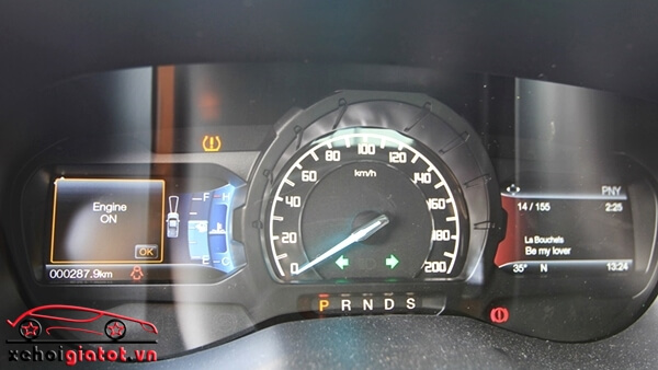 Đồng hồ trung tâm xe Ford Ranger Wildtrak